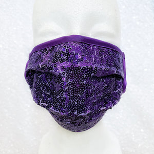 Mini Sequin Face Mask Washable Reusable Adult Child