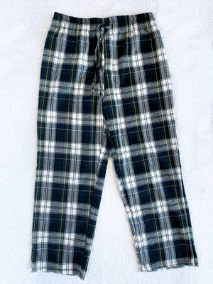 Blue Red Green Yellow PJ Youth Baby Child Pajama Plaid Pants