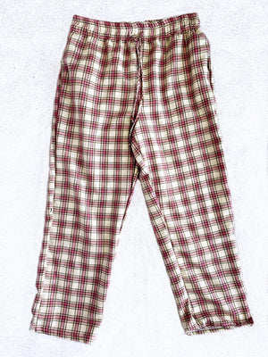 Red Green Blue PJ Youth Baby Child Pajama Plaid Pants