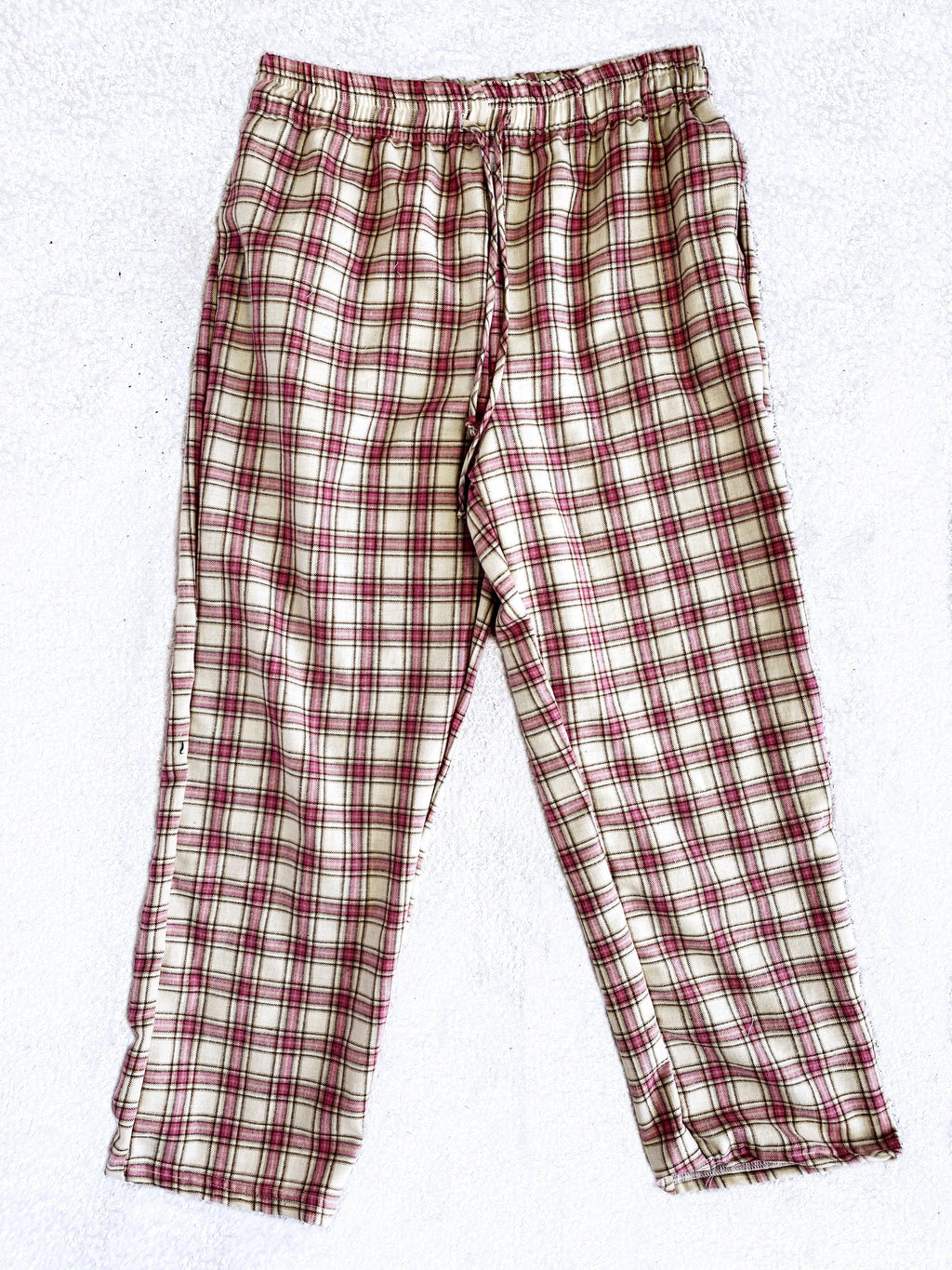 Pink Yellow PJ Youth Baby Child Pajama Plaid Pants