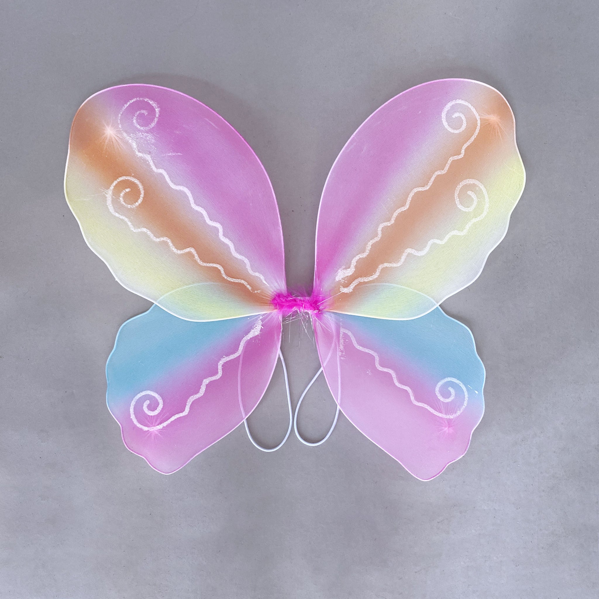 Fuchsia Pink Fairy Butterfly Wings Halloween Costume Accessories