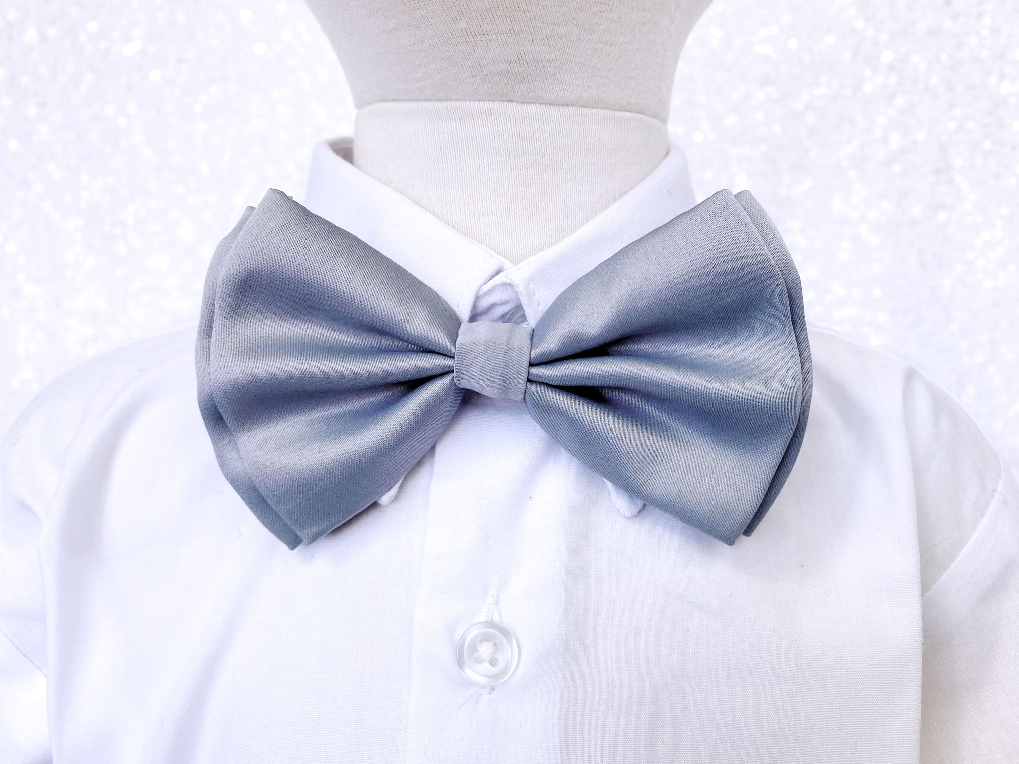 Adult & Child Formal Satin Bow Ties