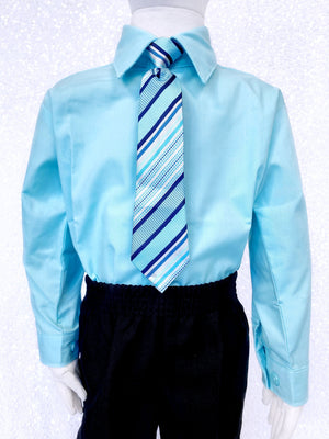 Green Kid Formal Button Shirt