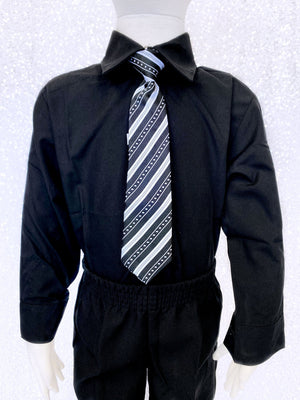 Royal Blue Kid Formal Button Shirt