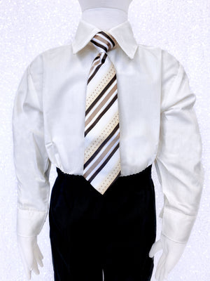 White Formal Button Kid Shirt