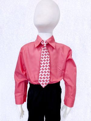 Coral Kid Formal Button Shirt