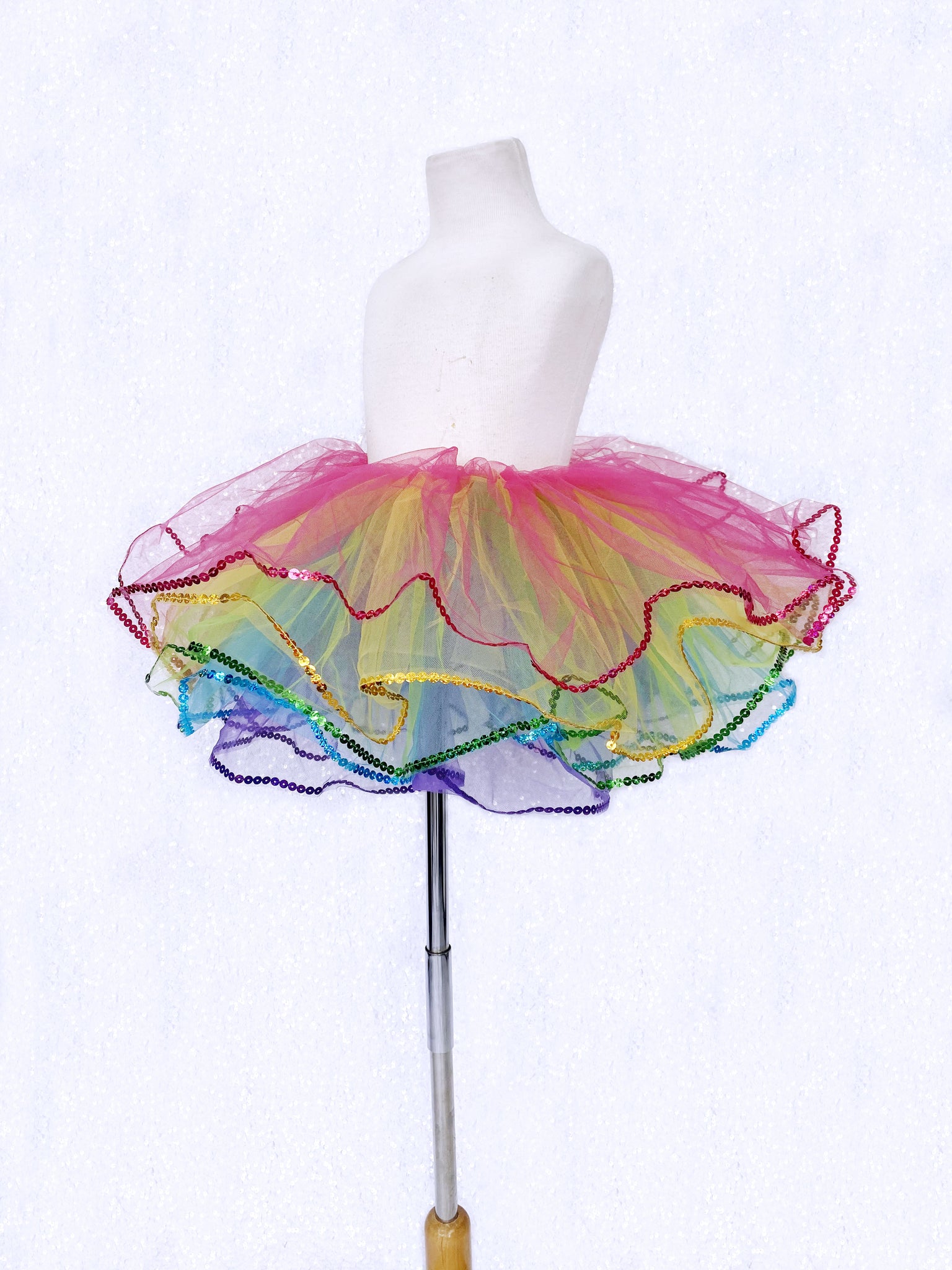 Sequin Rainbow Bright Kid Tutu