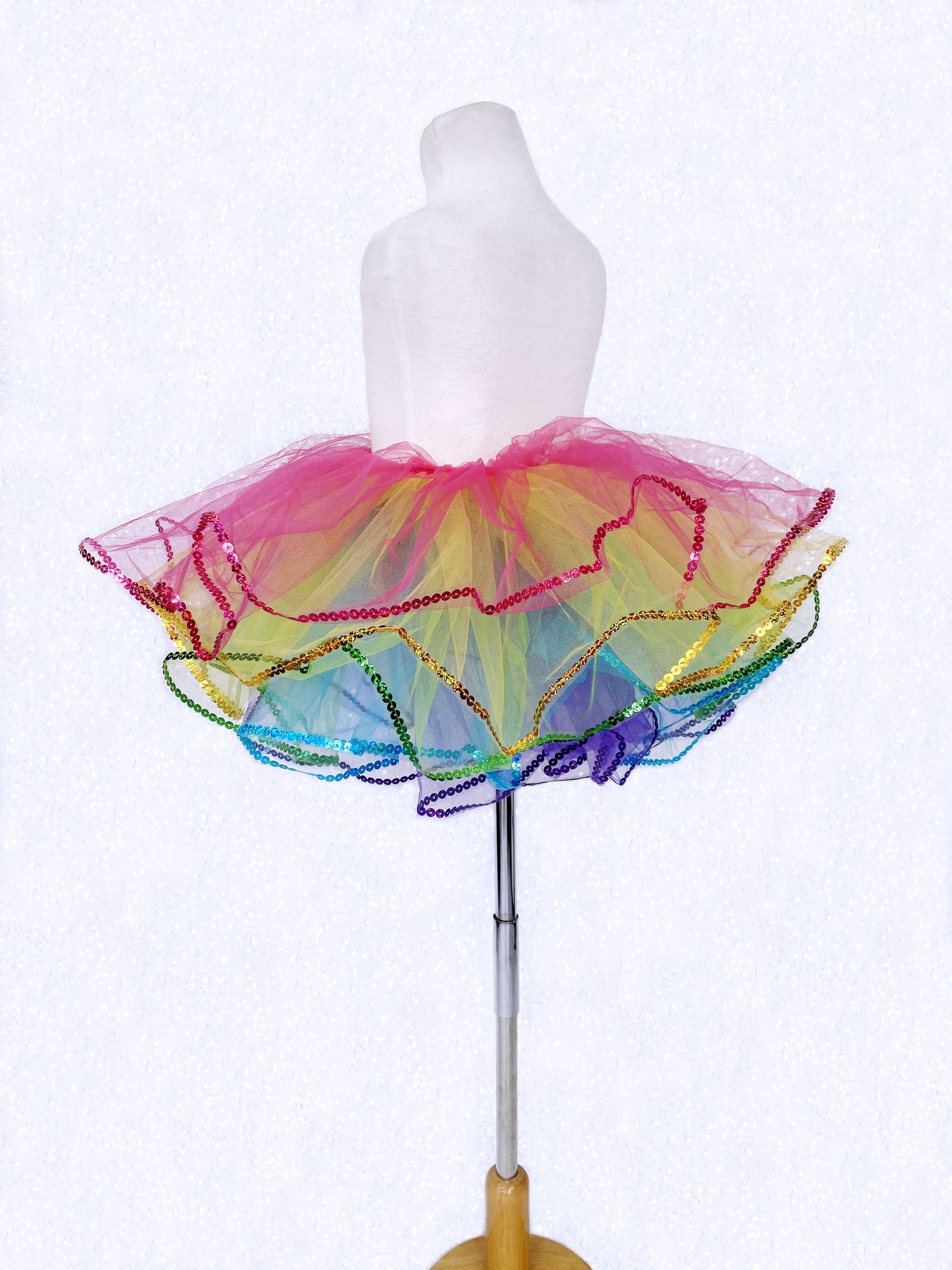 Sequin Rainbow Bright Kid Tutu