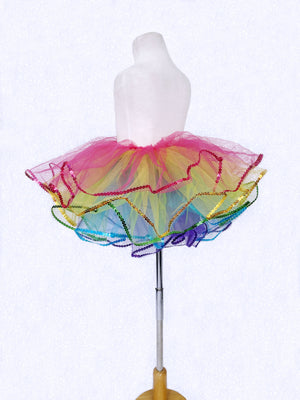 Sequin Rainbow Bright Kid Tutu