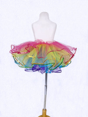 Sequin Rainbow Bright Kid Tutu