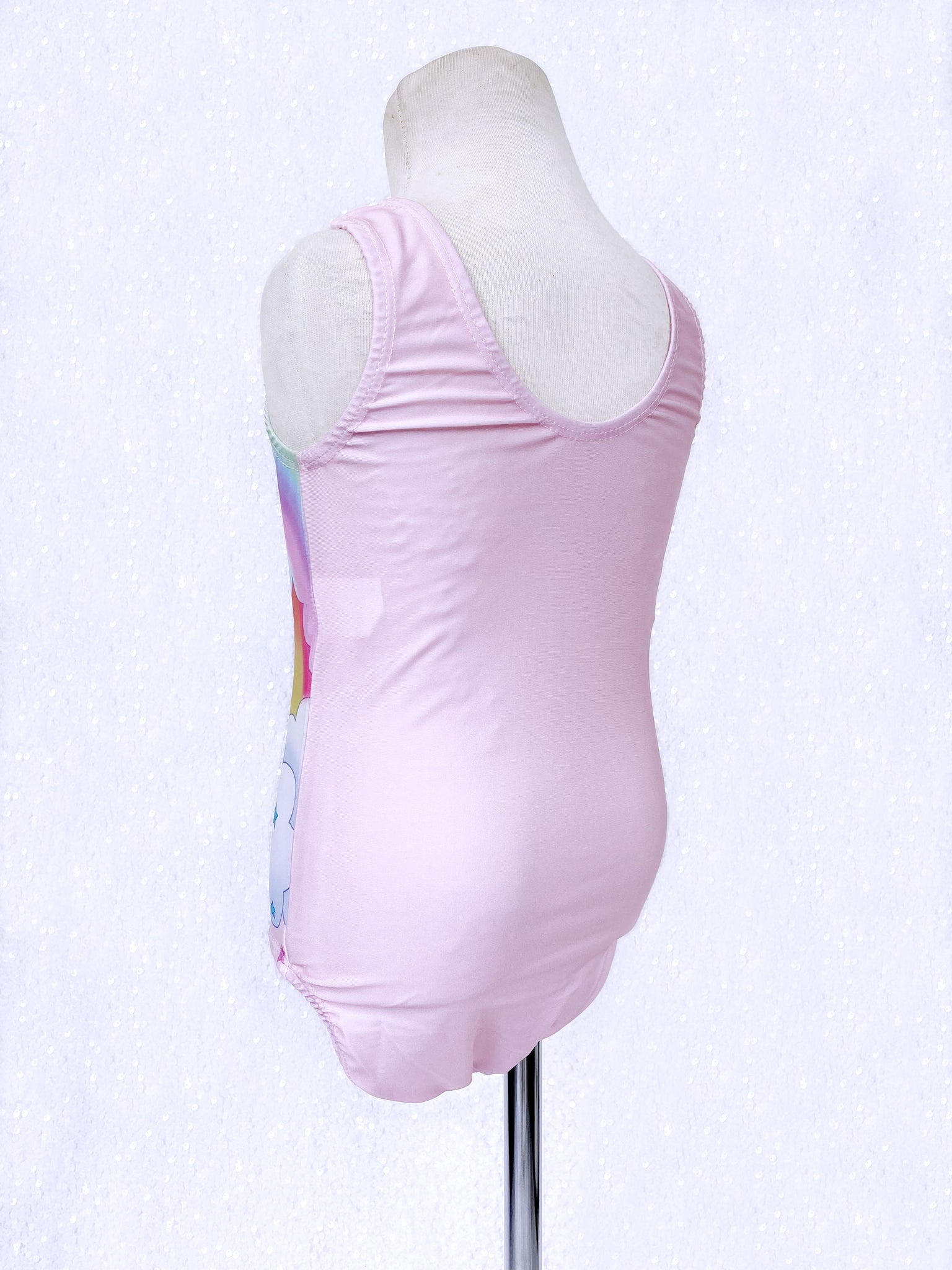 Rainbow Unicorn Pink Girl's Swimsuit