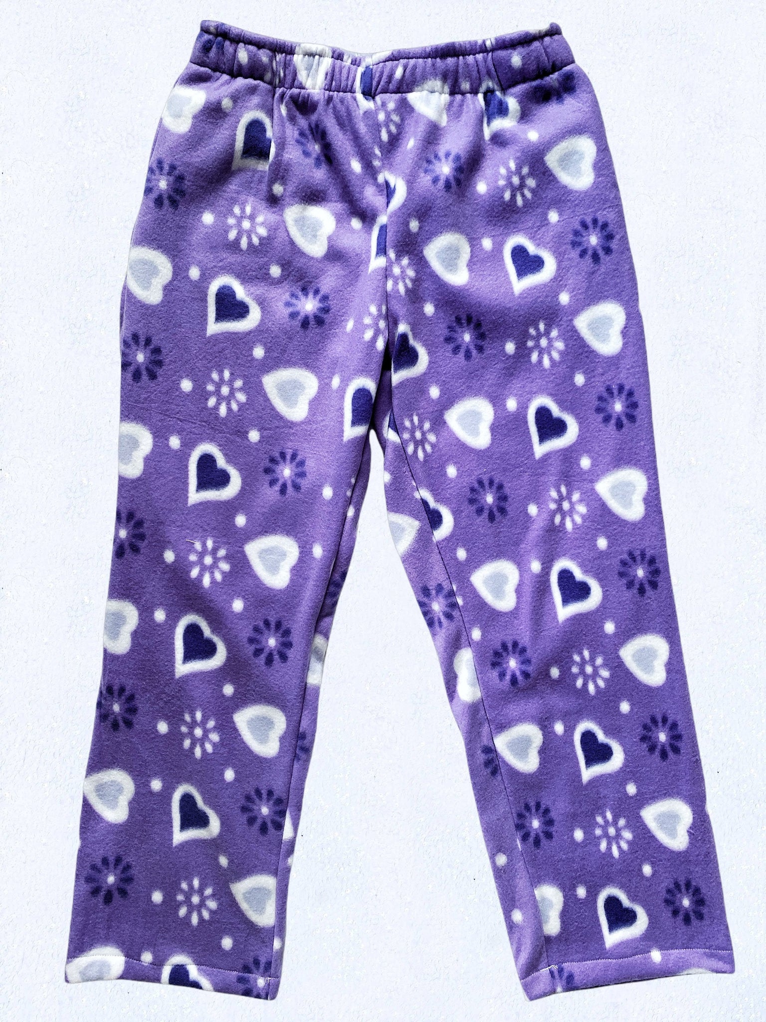 Black Hearts Fleece PJ Adult Pajama Pants