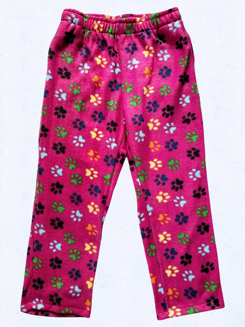 Pink Paws Fleece PJ Adult Pajama Pants