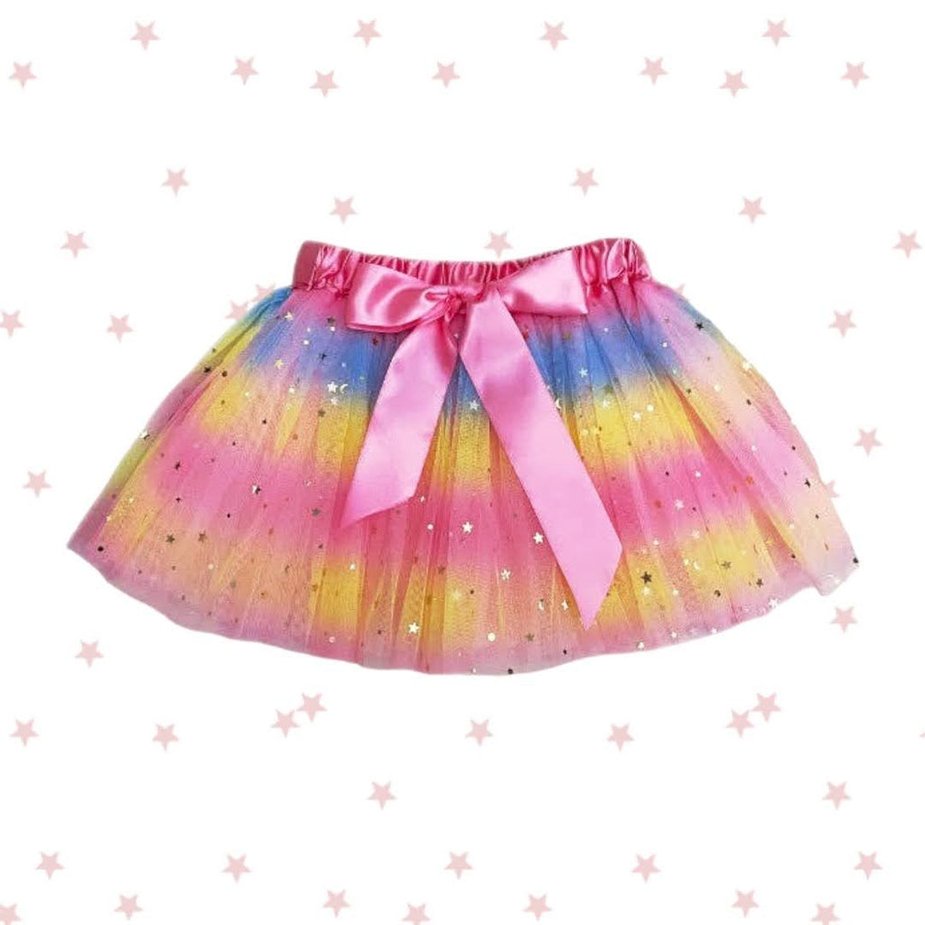 Rainbow Star Glitter Tutu