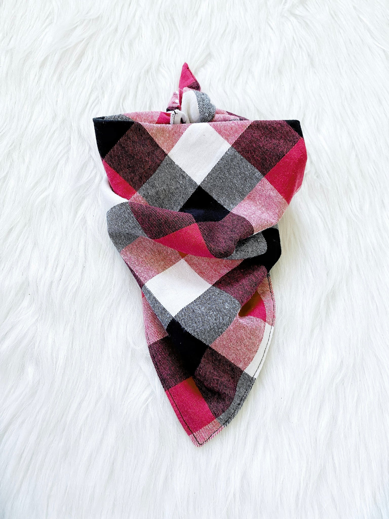 Multi-Color Buffalo Plaid Dog Bandana Pet Accessories