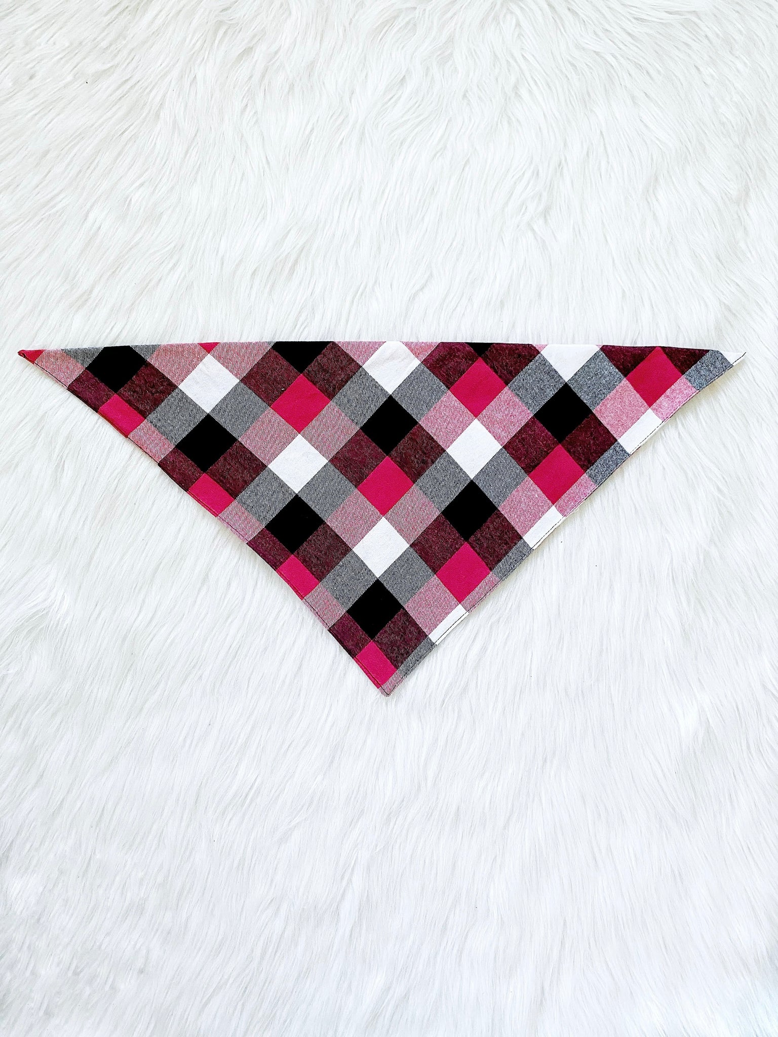 Multi-Color Buffalo Plaid Dog Bandana Pet Accessories