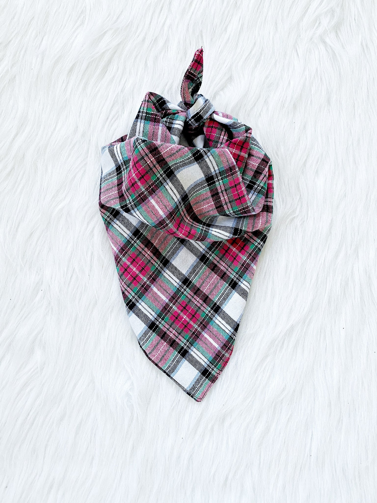 Multi-Color Buffalo Plaid Dog Bandana Pet Accessories