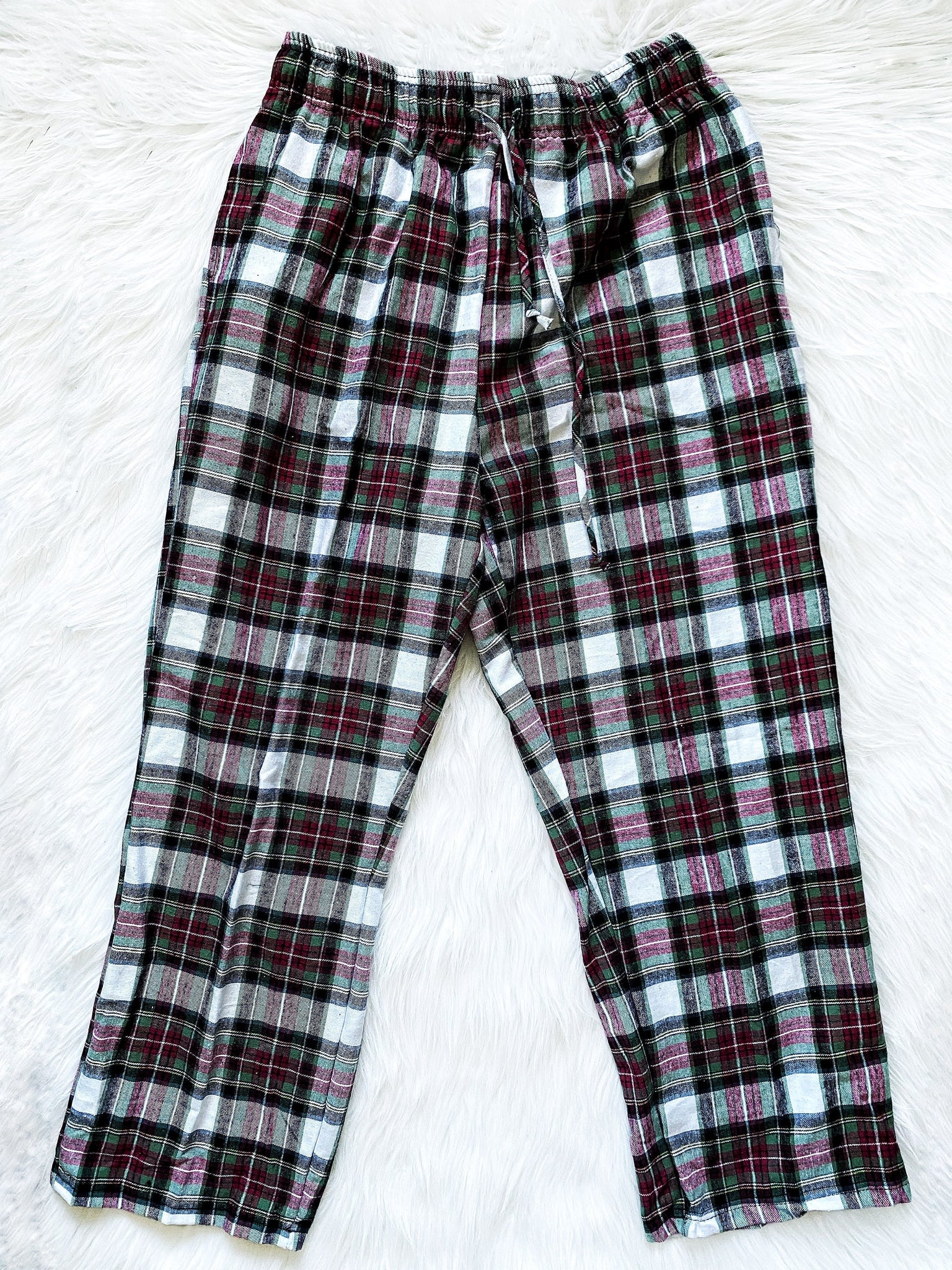 Red Green Blue PJ Youth Baby Child Pajama Plaid Pants