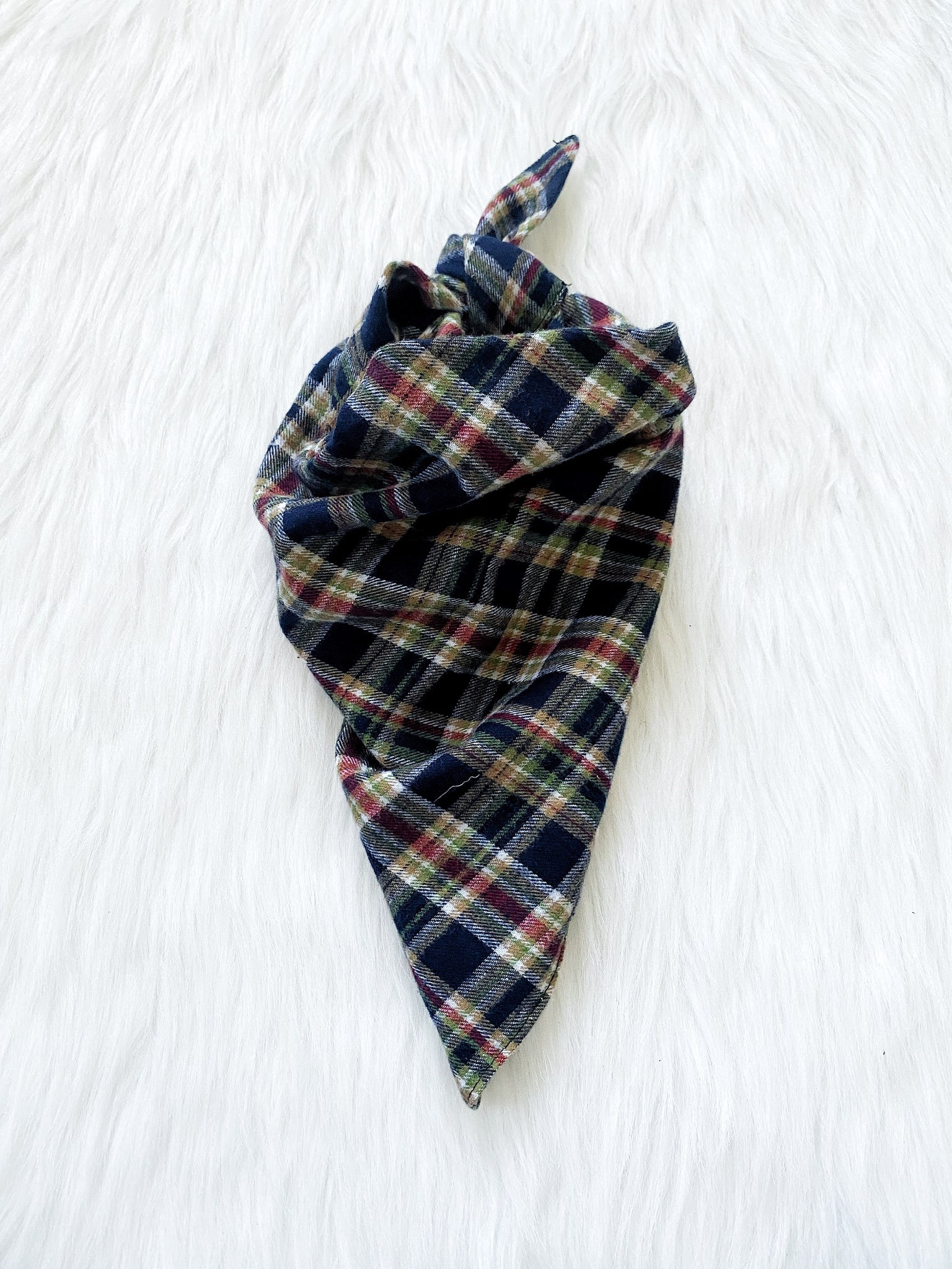 Multi-Color Buffalo Plaid Dog Bandana Pet Accessories