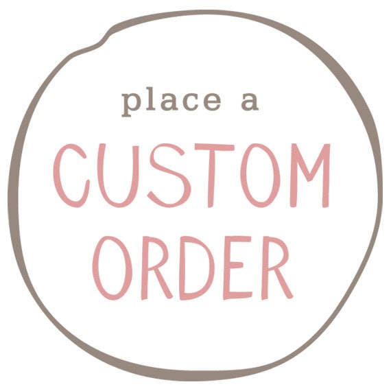 Custom Measurements Fee - DRESS NOT INCLUDED  *all custom orders final sale*