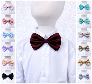 Adult & Child Formal Satin Bow Ties